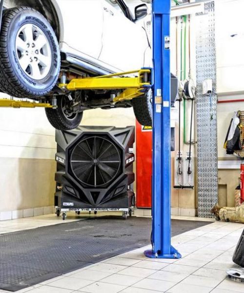 Climatisation Mobile FoxAir dans un garage automobile